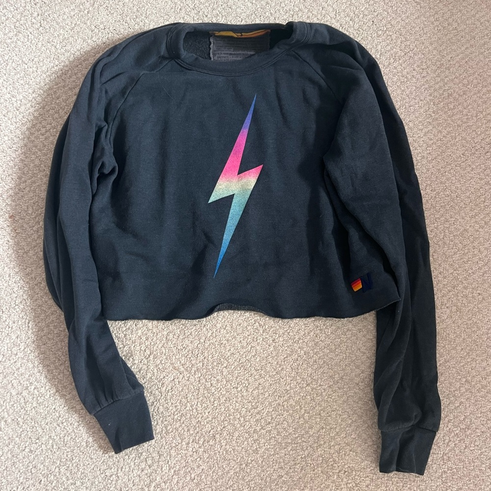 Aviator Nation cropped sweatshirt